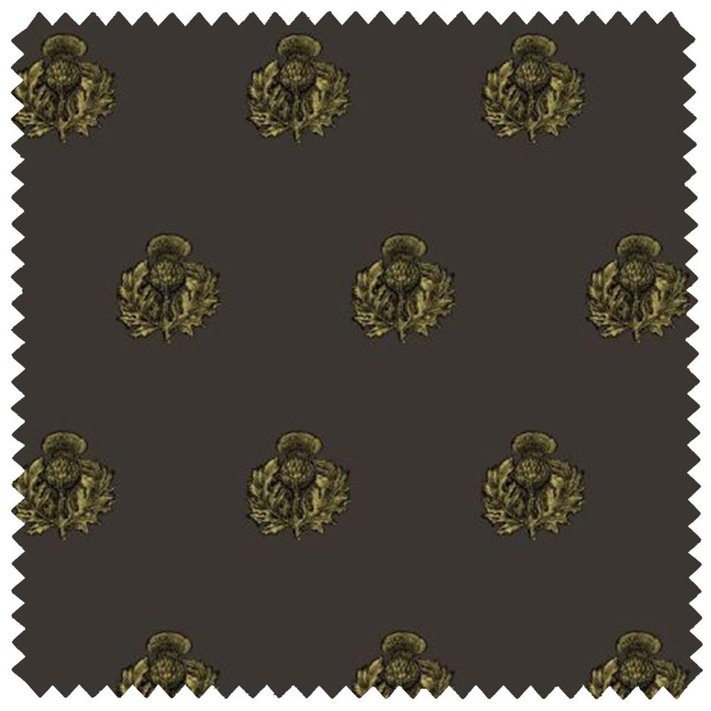 Little Thistle Velvet Black & Gold Mole