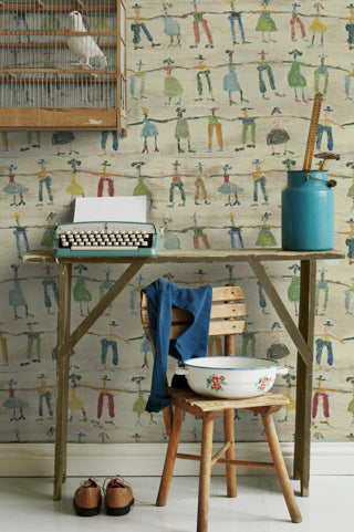 Little People Wallpaper | Sugarboo