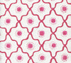Longfellow, Strawberry on White Cotton