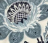 Celestina Medium Blues on White