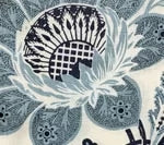 Celestina Medium Blues on White