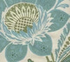 Turquoise Green on Cream