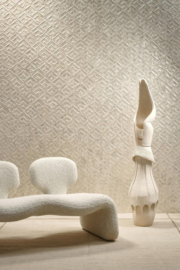 Abalone Coquille - Beige Wallcoverings | Arte International