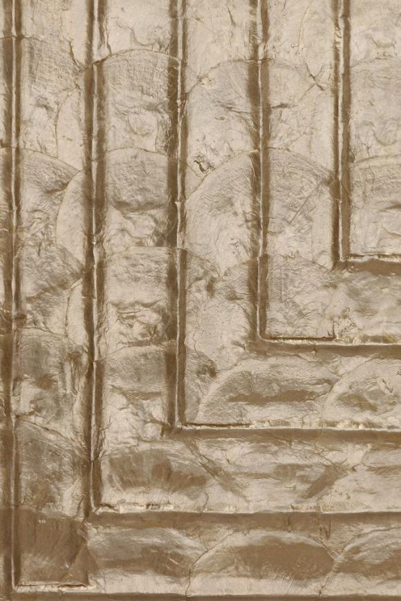 Cornice Capiz Shells Sandstone Wallpaper | Arte Europe