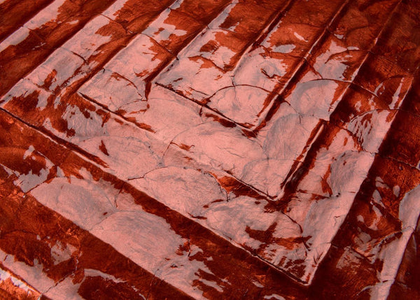 Cornice Capiz Shells Garnet Wallpaper | Arte Europe