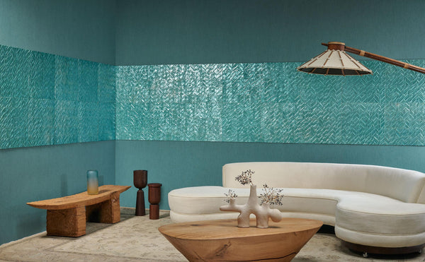 Perula Capiz Shells Lagune Wallpaper | Arte Europe