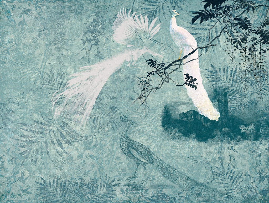 Taraz Mural Turquoise, Made to Measure Mural Type II