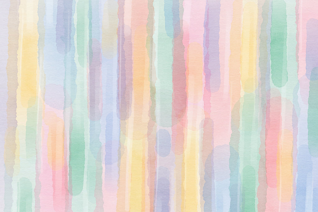 Pastel Rainfall Mural | Adrian Wallcovering | DW Bespoke Studios