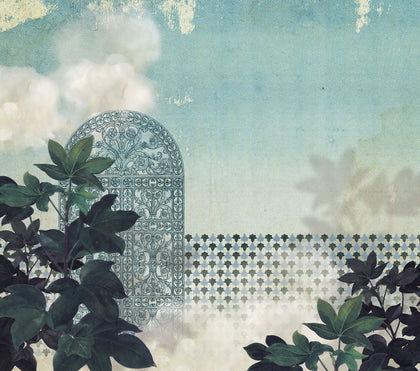 Ferraem M2612-1 - Light Blue Commercial Wallcovering | Tres Tintas