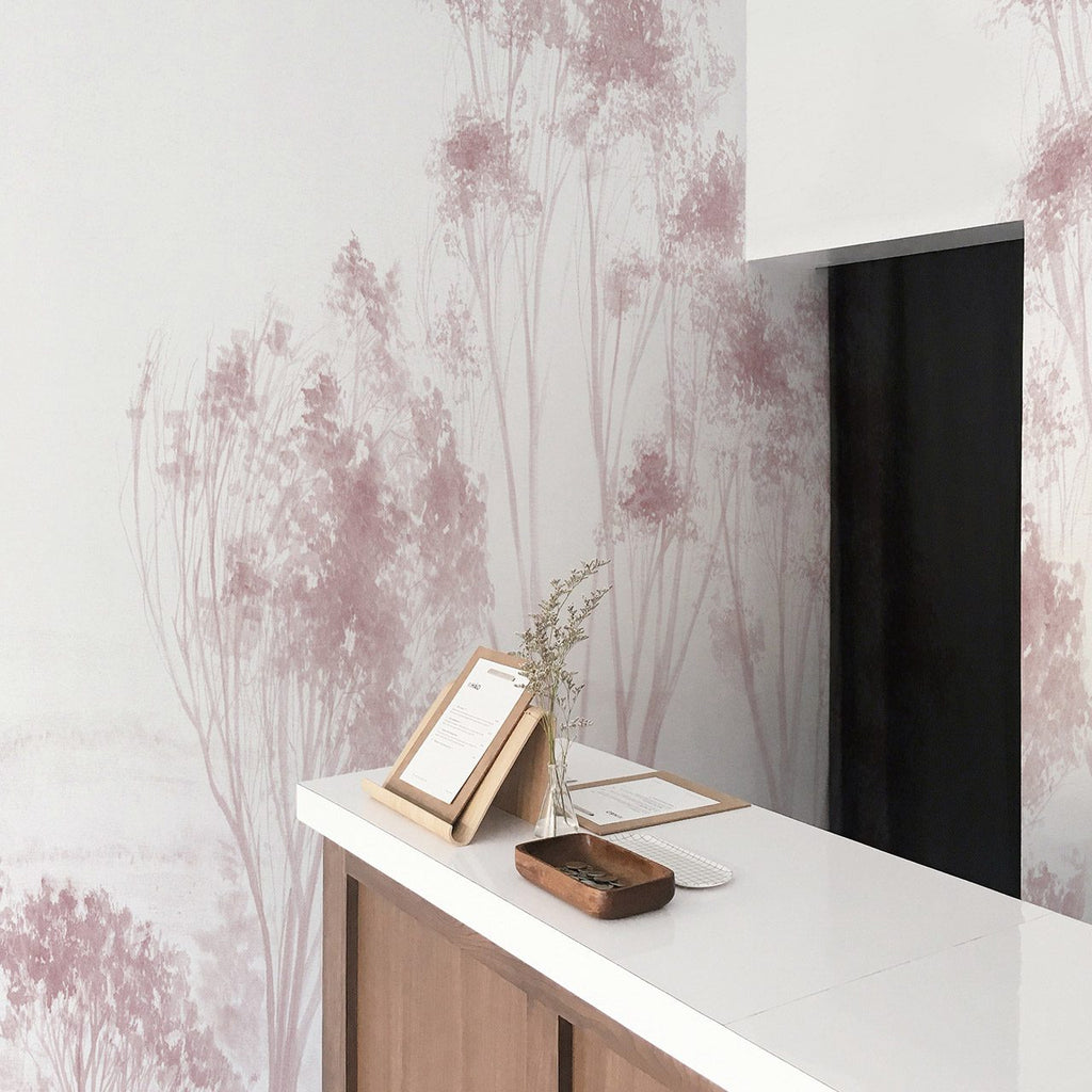 Vento White-Pink, Made to Measure Mural Type II