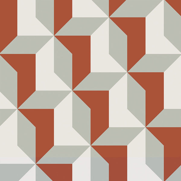 Caleira Red, Made to Measure Mural Type II Wallcoverings | Tres Tintas