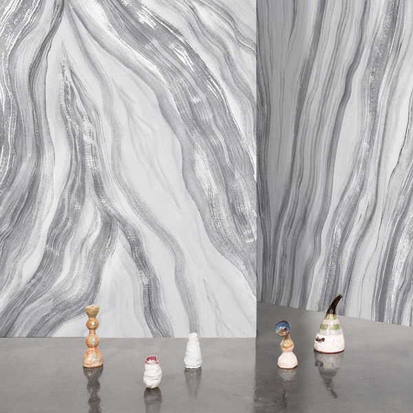 Marmore Grey, Made to Measure Mural Type II Wallcoverings | Tres Tintas