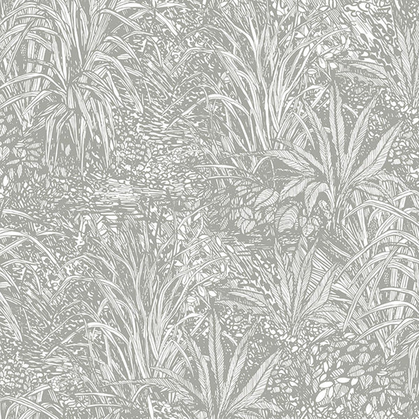 Xungla Grey, Made to Measure Mural Type II Wallcoverings | Tres Tintas