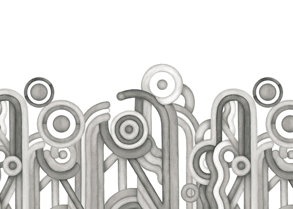 Caligrama Mural, Made to Measure Mural Type II Wallcoverings | Tres Tintas