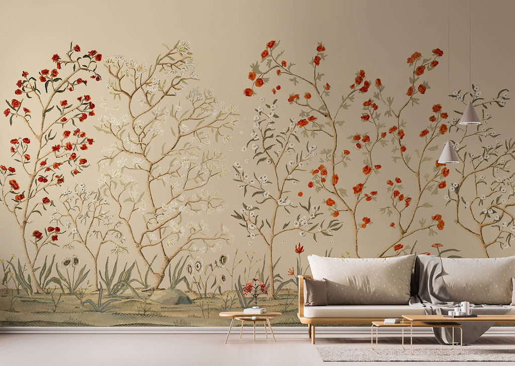 Floresta Beige, Made to Measure Linen
