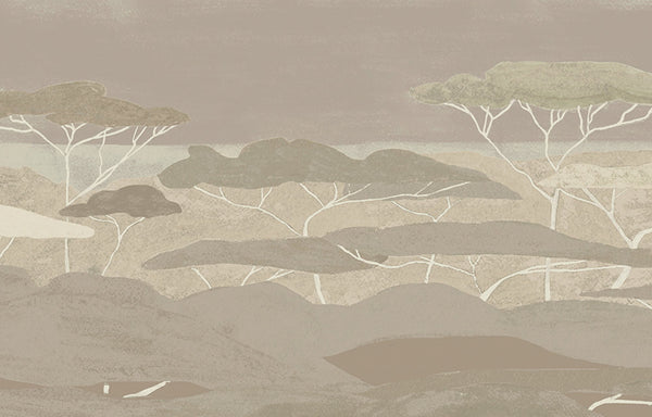 Ocote Gris, Made to Measure Linen Wallcoverings | Tres Tintas