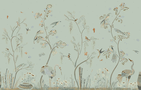 Nox Azul 2, Made to Measure Linen Wallcoverings | Tres Tintas