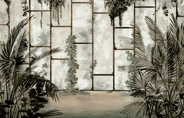 Vivero Verde, Made to Measure Linen Wallcoverings | Tres Tintas