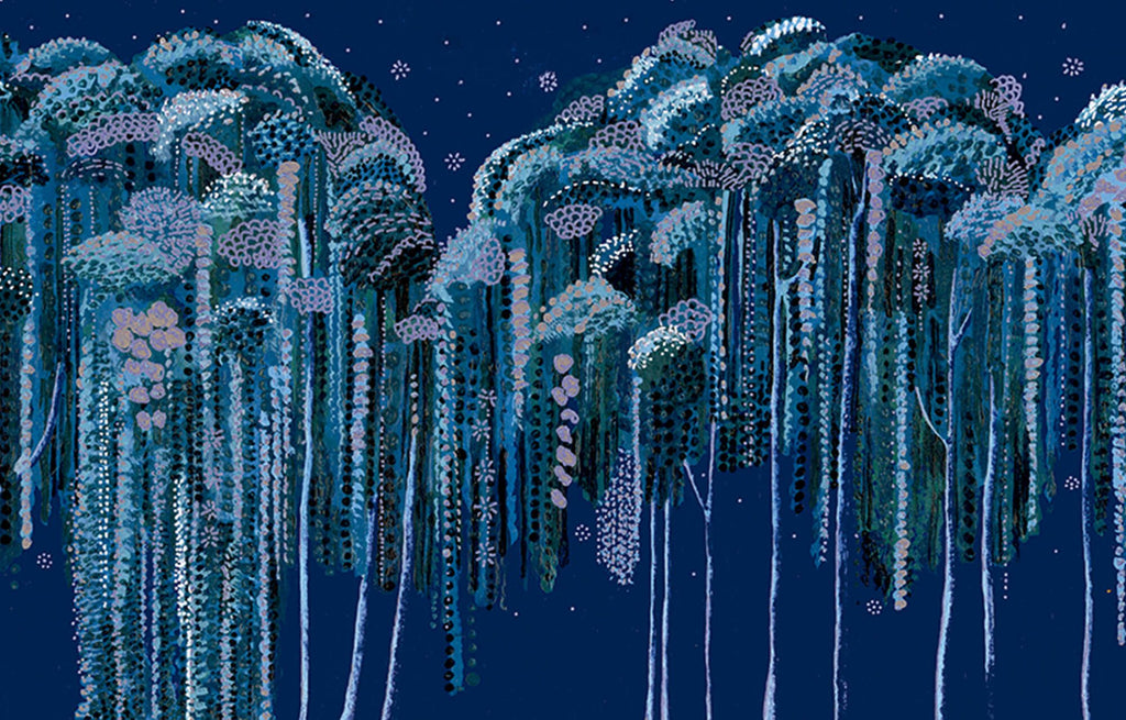 Medusa Azul, Made to Measure Mural Vinyl