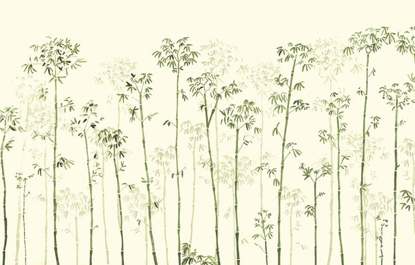 Bambú Beige, Made to Measure Linen Wallcoverings | Tres Tintas