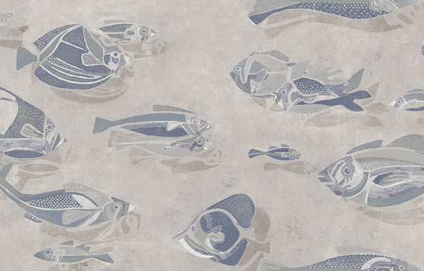 Sargazo Gris, Made to Measure Linen Wallcoverings | Tres Tintas