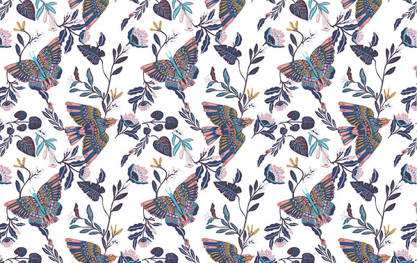 Bella Butterflies Fabric | Phillipe Romano Screen Prints
