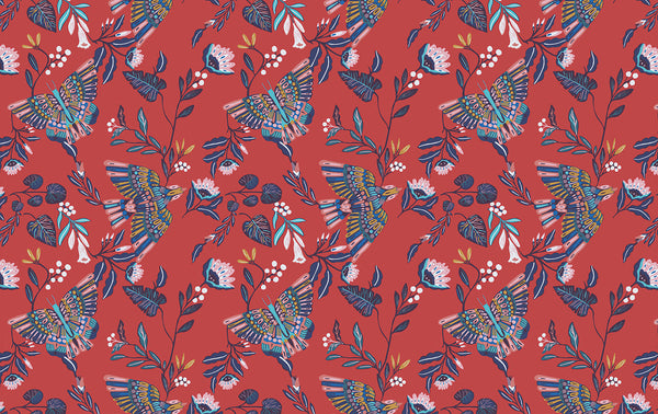 Bella Butterflies Fabric | Phillipe Romano Screen Prints