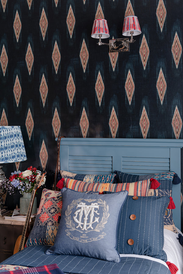 Maiysha - Indigo Wallcovering | Mind the Gap