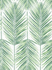 Malibu Paradise Palm Wallpaper - Coastal Palm Leaf - Greenery | Malibu Wallpaper