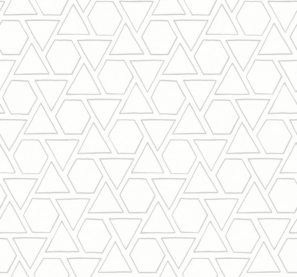 Malibu Sun Shapes Wallpaper - Coastal Geometric - Daydream Gray | Malibu Wallpaper