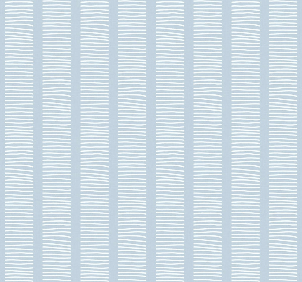 Malibu Coastline Wallpaper - Coastal Striped - Blue Oasis | Malibu Wallpaper