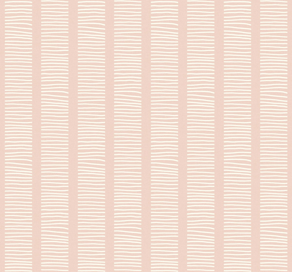 Malibu Coastline Wallpaper - Coastal Striped - Pink Sunset | Malibu Wallpaper