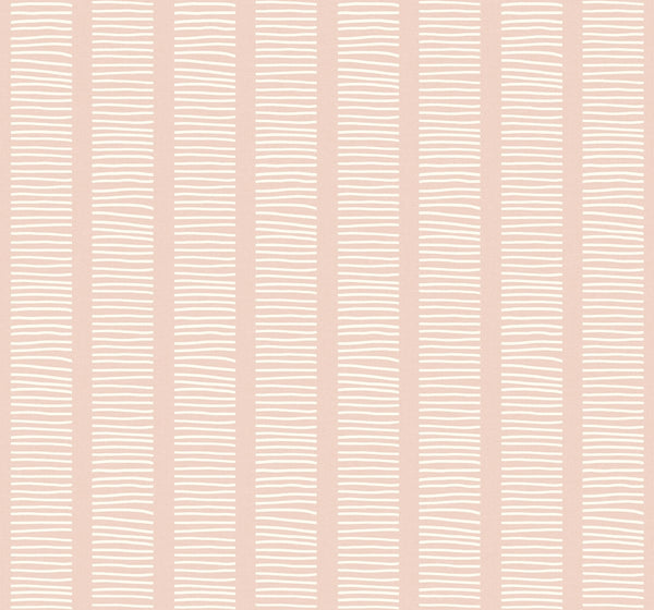 Malibu Coastline Wallpaper - Coastal Striped - Pink Sunset | Malibu Wallpaper