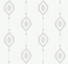 Malibu Sand Dollar Stripe Wallpaper - Coastal Geometric - Sand Dunes | Malibu Wallpaper