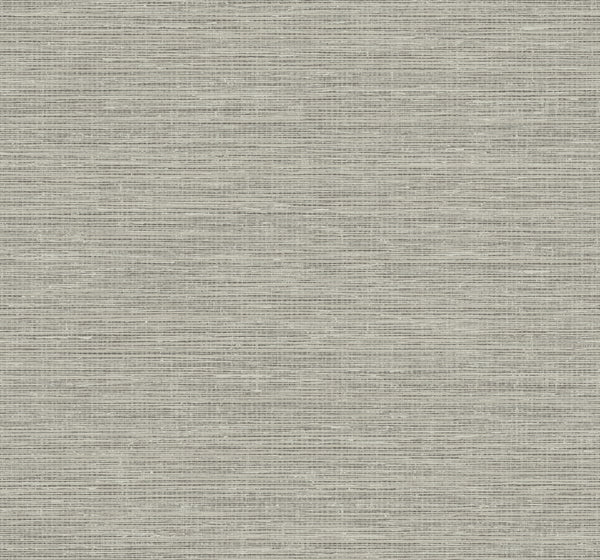 Malibu Beachgrass Wallpaper - Coastal Faux Grasscloth - Black Sands | Malibu Wallpaper
