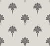 Malibu Summer Fan Wallpaper - Coastal Fleur De Lis - Black Sands | Malibu Wallpaper