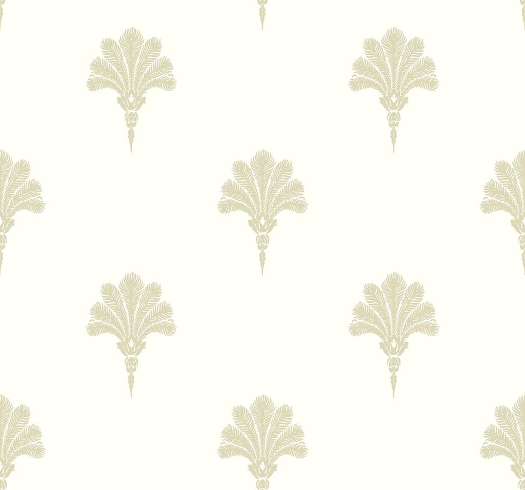 Malibu Summer Fan Wallpaper - Coastal Fleur De Lis - Sand Dunes | Malibu Wallpaper