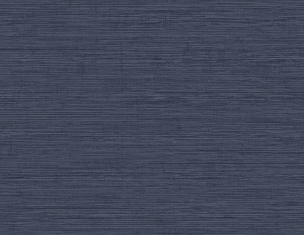 Malibu Nautical Twine Stringcloth Wallpaper - Coastal Faux Grasscloth - Coastal Blue | Malibu Wallpaper