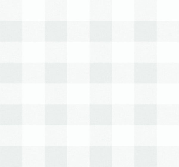 Malibu Picnic Plaid Wallpaper - Coastal Plaid - White Sands | Malibu Wallpaper