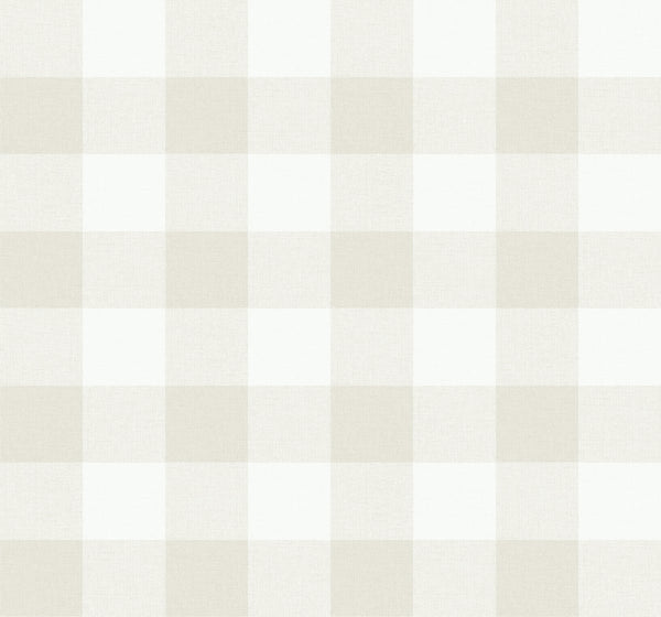 Malibu Picnic Plaid Wallpaper - Coastal Plaid - Sand Dunes | Malibu Wallpaper