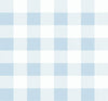 Malibu Picnic Plaid Wallpaper - Coastal Plaid - Blue Oasis | Malibu Wallpaper