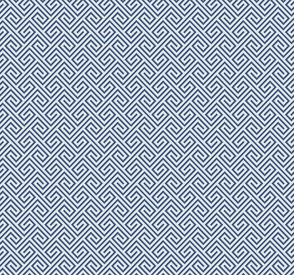 Beach Keys Coastal Greek Key Coastal Blue | Architectural Wallcoverings