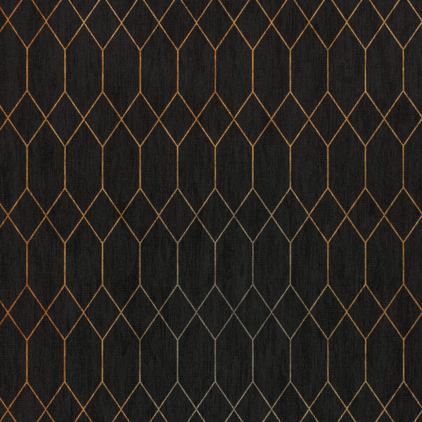 Prague Brixton Smokey Black Wallcovering | Phillipe Romano