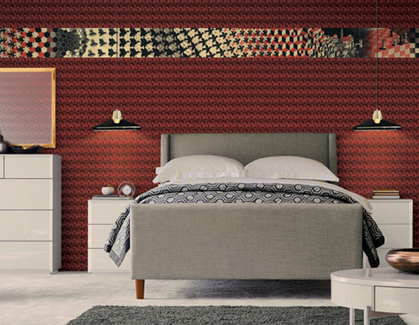 Metamorphosis Border | MC Escher Wallcovering