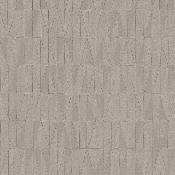 Paris Geometrica Nickel Wallcovering | Phillipe Romano
