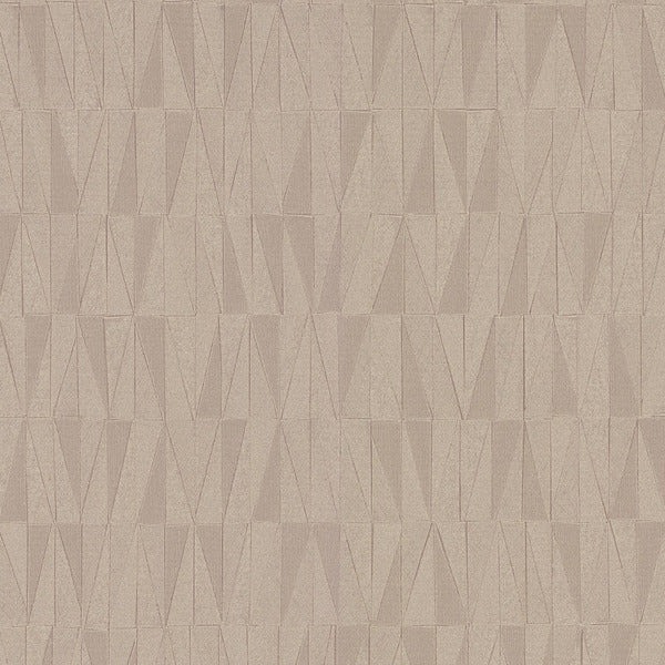 Paris Geometrica Sandstone Wallcovering | Phillipe Romano