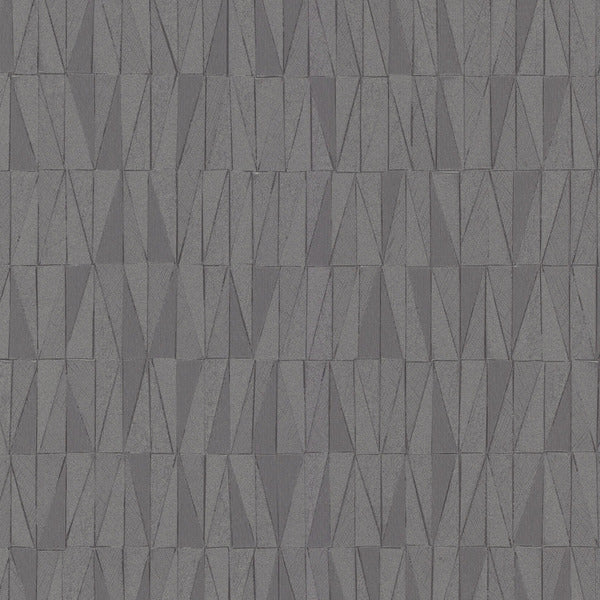 Paris Geometrica Ebony Wallcovering | Phillipe Romano
