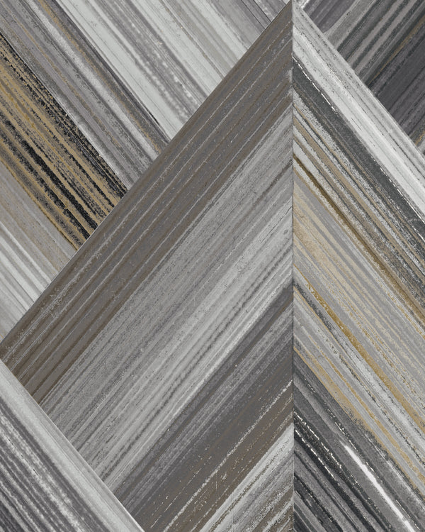 Paris Mindful Ebony Wallcovering | Phillipe Romano