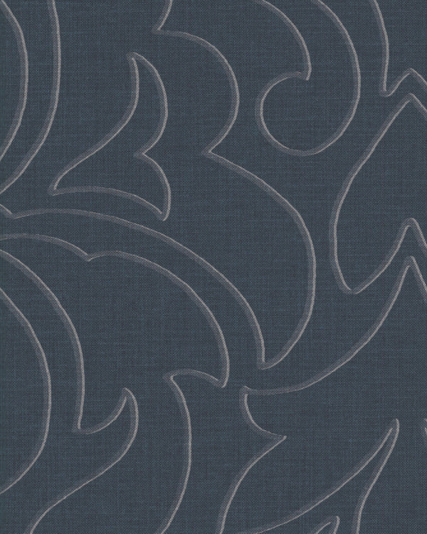 Paris Gala Sapphire Wallcovering | Phillipe Romano