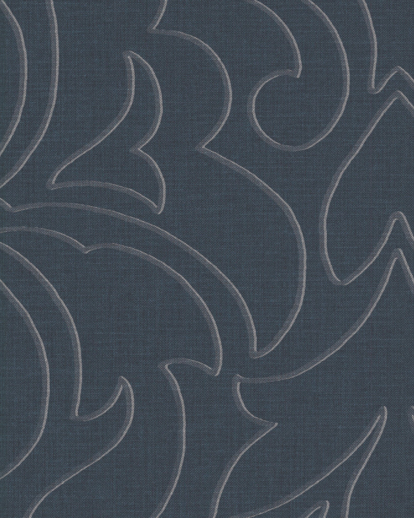 Paris Gala Sapphire Wallcovering | Phillipe Romano